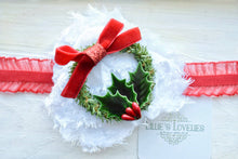 ~*Jolly Holiday*~ Christmas Wreath Headband or Clip