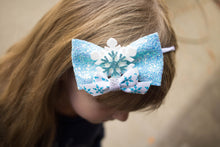 ~*Frozen*~ White and Blue Headband or Clip