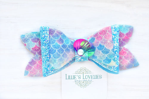 ~*Blue Mermaid Lagoon*~ Headband or Clip