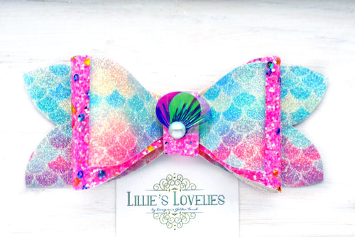 ~*Pink Mermaid Lagoon*~ Headband or Clip