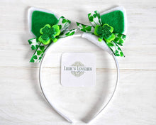 St. Patrick's Day Headband or Clip Set Animal Ears