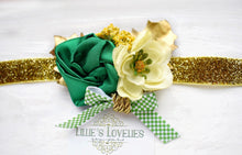 ~*Shamrock Bouquet*~ Floral Headband or Clip