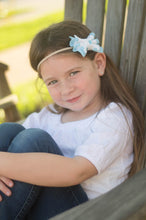 ~*Dance in the Rain*~ Double Ruffle Felt Bow Set