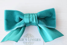 ~*The Annalie Bow*~ Satin Velvet Clips or Headbands- 5 Colors!