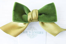 ~*The Annalie Bow*~ Satin Velvet Clips or Headbands- 5 Colors!