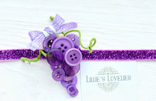 ~*Gorgeous Grapes*~ Button Headband or Clip