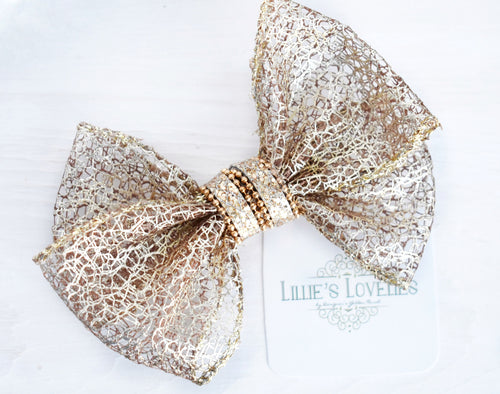 ~*Shimmer*~ Gold and Silver Clip or Headband