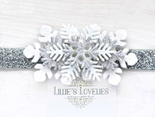 ~*Frosted Winter*~ White and Silver Headband or Clip