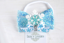 ~*Frozen*~ White and Blue Headband or Clip