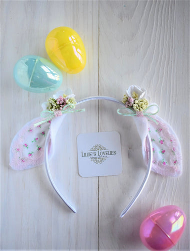 ~*Posie*~ Lamb Ears Wire-free Headband