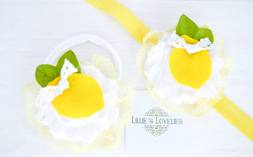 ~*Lemon Truffle*~ Headband or Clip