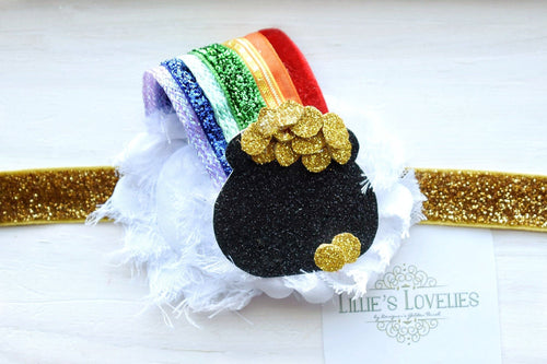 ~*Pot O' Gold*~ St. Patrick's Day Headband or Clip